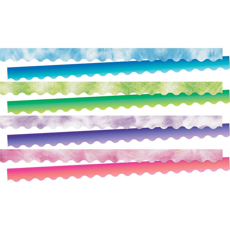4pk 13ea Tie-Dye and Ombre Double-Sided Border 52pc - Barker Creek, 1 of 7