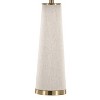 LumiSource Set of 2 Kona 28" Contemporary Table Lamp in Brass Metal and Natural Linen from Grandview - 4 of 4