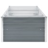 vidaXL White Iron 4-Floor Flower Stand with Wheels, Durable Plant Rack with Strong Frame and Versatile Storage Shelf, 17.3"x9.1"x31.5" - 4 of 4