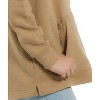 U.S. Apparel Men's & Women's Open Bottom Loose Fit Cozy Hoodie Sweatshirt | Camel - 4 of 4