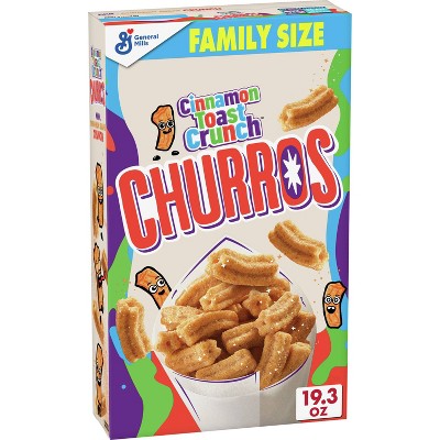 General Mills Family Size Cinnamon Toast Crunch Churros Cereal - 19.3oz