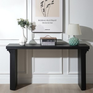 Modern Minimalist Engineered Wood Console Table with Sleek Finish for Entryway, Living Room, or Hallway - 1 of 4