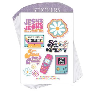 Dicksons Adhesive Sticker Decal for Journaling, Scrapbooking, and Accessory Personalization 3.75 x 4.75 Vinyl Plant Collection - Pack of 6 - 1 of 1