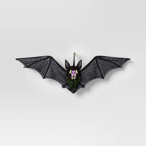 22" Hanging Bat Halloween Decorative Prop - Hyde and EEK! Boutique™: Indoor Unlit Decoration - 1 of 3
