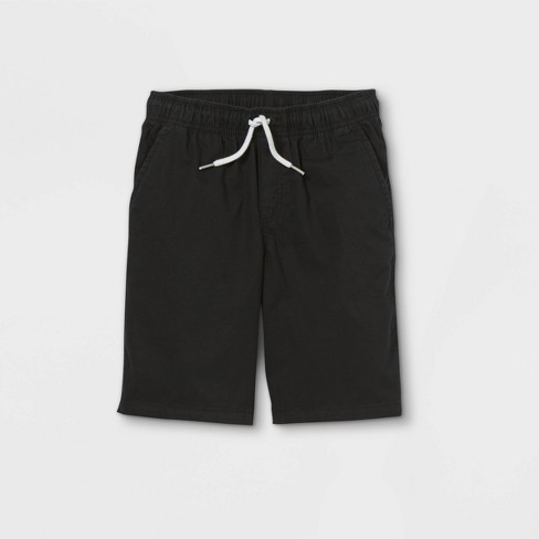 Boys' Playwear 'At the Knee' Pull-On Shorts - Cat & Jack™ Black XS