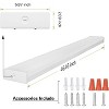 MyDepot Ceiling Lights 4 Pack 4FT LED Wraparound Light with 3 Wattages - 2 of 4