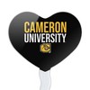 Cameron University Secndary Logo Heart Love Cupcake Picks Toppers Decoration Set of 6 - 2 of 4