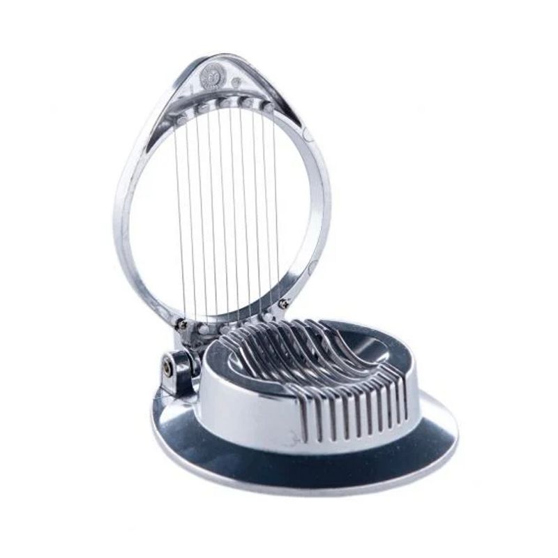 Winco Round Egg Slicer, Aluminum with Stainless Steel Wire, 2 of 4