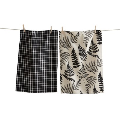 tagltd Fern Dishtowel Set of 2