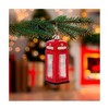 Noble Gems Kurt Adler 4-Inch Hanging Glass British Phone Booth Christmas Ornament - 3 of 3