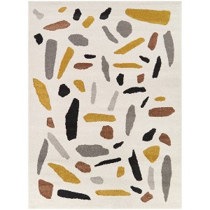 Balta Rugs 5'3"x7' Kids' Lavoisier Abstract Modern Cream: Contemporary Low Pile Area Rug, Fade & Stain Resistant - 1 of 4