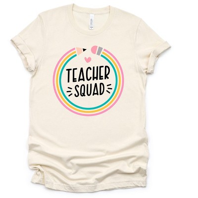 Simply Sage Market Women's Teacher Squad Pencil Short Sleeve Graphic Tee