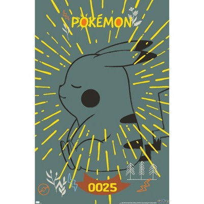 Trends International Pokémon - Kanto Region Wall Poster, 22.375 x 34,  Premium Unframed Version