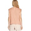 Women's Sleeveless Crinkle Shirt - SHE + SKY - 4 of 4