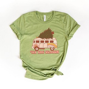 Simply Sage Market Women's Hippie Tis The Season Short Sleeve Graphic Tee - 1 of 4