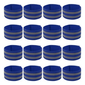 Unique Bargains Night Running Cycling Walking High Visibility Personal Reflective Bands 16 Pcs - 1 of 4