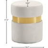 Meridian Furniture,Hailey Velvet Ottoman/Stool - 3 of 4