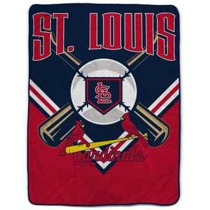 MLB St. Louis Cardinals On Deck Ultra Cozy Blanket - 1 of 3