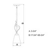 Vaxcel Cinta 1 - Light Pendant in  Oil Rubbed Bronze - 4 of 4