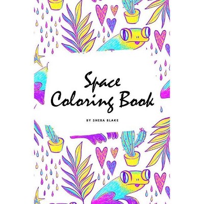 Space Coloring Book for Adults (6x9 Coloring Book / Activity Book) - by  Sheba Blake (Paperback)