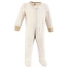 Hudson Baby Boys Cotton Sleep and Play, Gentleman Bear - 4 of 4