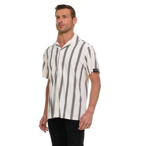 Canada Weather Gear Men’s Short Sleeve Stretch Shirt – 4-Way Super Stretch, Moisture Wicking, Wrinkle Resistant, Travel Friendly - 1 of 4