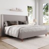 51.2"Bed Frame with High Headboard,Upholstered Bed - 2 of 4