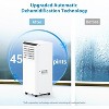 8,000 BTU 4-in-1 Portable AC - Cool/Dehumidify/Fan + LED for 350SqFt, Remote, Quiet Sleep & Timer - 4 of 4
