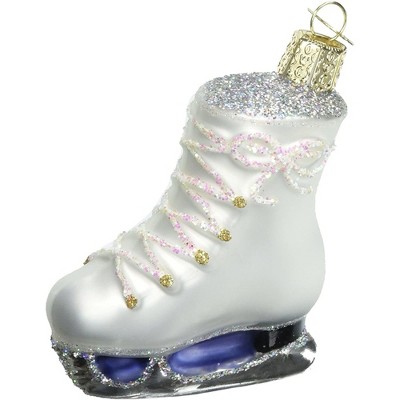 Old World Christmas Blown Glass Ornament for Christmas Tree, Ice Skate