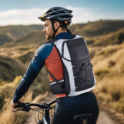 VEVOR Hydration Backpack, 15L Insulated Hydration Pack Backpack with 3L TPU Water Bladder, Hiking Water Backpack with Storage for Men Women, Black — фото 2