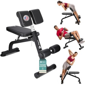 Lifepro Roman Chair Hyperextension Bench - Adjustable Back Extension Machine for Glutes, Hamstrings, and Lower Back, Foldable for Home Gym Fitness - 1 of 4