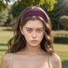 Unique Bargains Women's Stripes Wide Lace Headband 1 Pc - 2 of 4