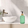 Unique Bargains Durable Cylinder Argyle Soap Dispenser 1 Pc - 2 of 4