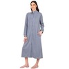 The Lakeside Collection Women's Snap Front Lounger Housecoat - 4 of 4