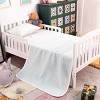 Jersey Cotton Quilted Toddler Blanket, Breathable and Warm ‎Travel Blanket - NTBAY - 4 of 4