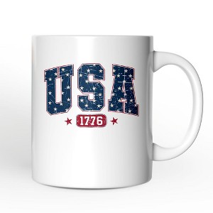 USA 1776 Stars Mug, Bold Patriotic Gift| OrnamentallyYou - 1 of 4