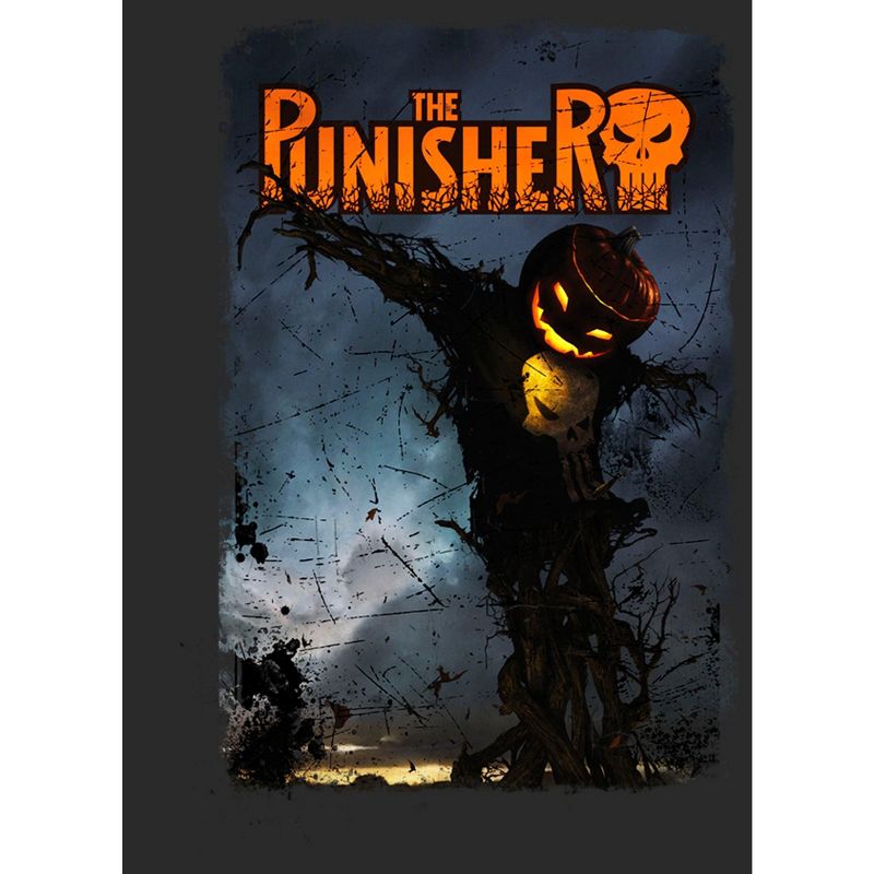 Men's Marvel Halloween Punisher Scarecrow T-Shirt, 2 of 6