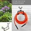 phiestina 4PCS U-Shaped Heavy Duty Hooks, Wall-Mounted Storage Tools, Ladder Hooks, Garage Hoist Hooks, Metal Garden Hose Brackets - 3 of 4