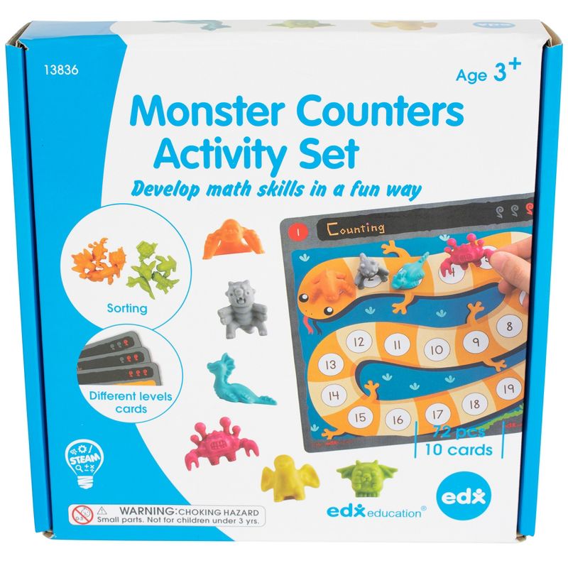Edx Education Monster Counters Activity Set, 4 of 5