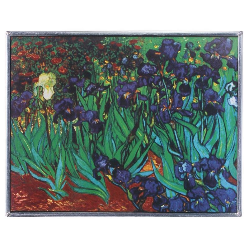 Design Toscano Irises, 1889 Art Glass, 1 of 5