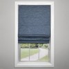 Versailles Caesar Cordless Roman Blackout Shades For Windows Insides/Outside Mount Wedgwood - image 2 of 4