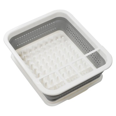Collapsible Dish Rack White - Room Essentials™