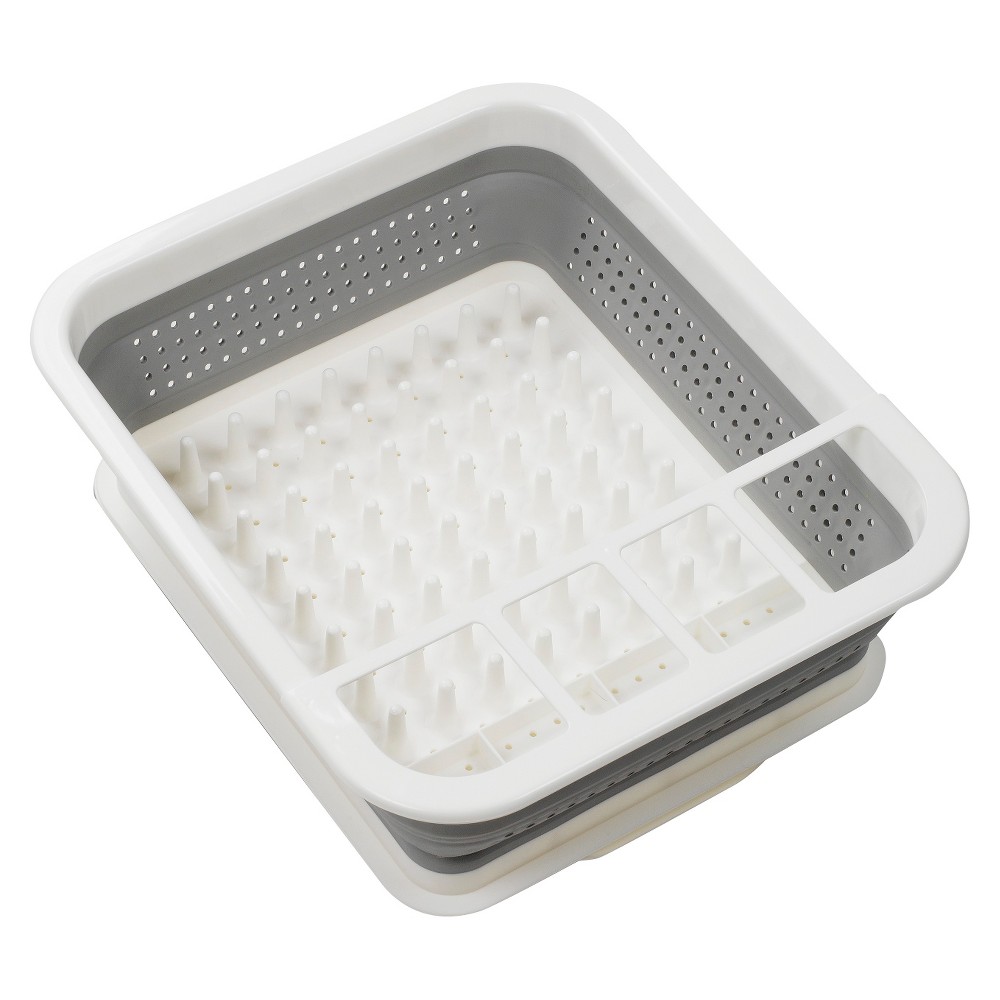 Collapsible Dish Rack White - Room Essentials&amp;#8482;