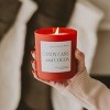 Sweet Water Decor Candy Cane and Cocoa 15oz Matte Candle - Red - 2 of 3