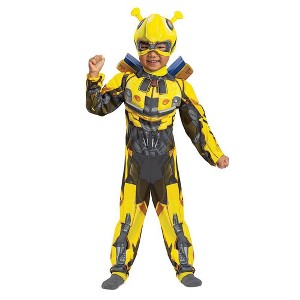 Hasbro Toddler Transformers Bumblebee Movie Costume Jumpsuit - 1 of 4