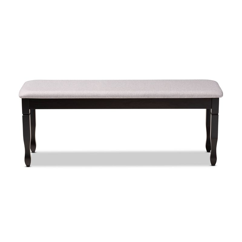 Corey Fabric Upholstered and Wood Dining Bench - Baxton Studio, 3 of 8