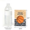 Big Dot of Happiness Nothin' but Net - Basketball - Fill-in Baby Shower or Birthday Party Invitations (8 Count) - 3 of 4