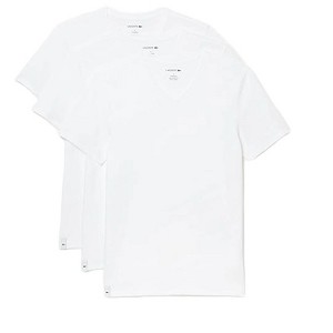 Lacoste Men's 3-Pack V-Neck Cotton Regular Fit Undershirt - 1 of 1