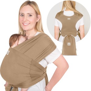 KeaBabies D-Lite Baby Wrap Carrier, Adjustable Baby Carrier, Baby Sling, Newborn, Infant, Toddler 7-44lbs - 1 of 4