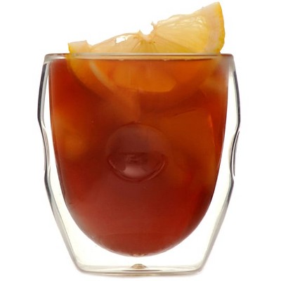 Moderna Double Wall 8oz Clear Borosilicate Glasses Set of 4